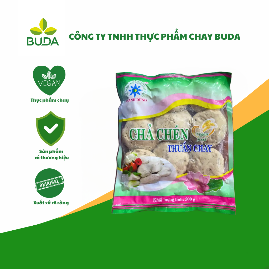 Chả Chén Chay 500g – Nhỏ Xinh Tiện Lợi, Đậm Đà Thuần Chay