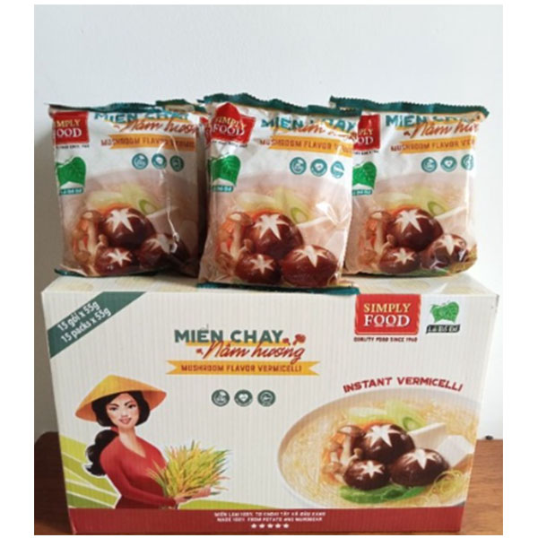 Miến chay nấm hương 55g - Dạng gói