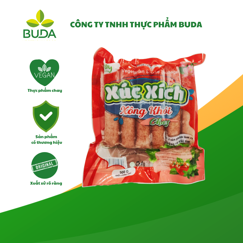 Xúc Xích chay xông khói Bình Dương 500g