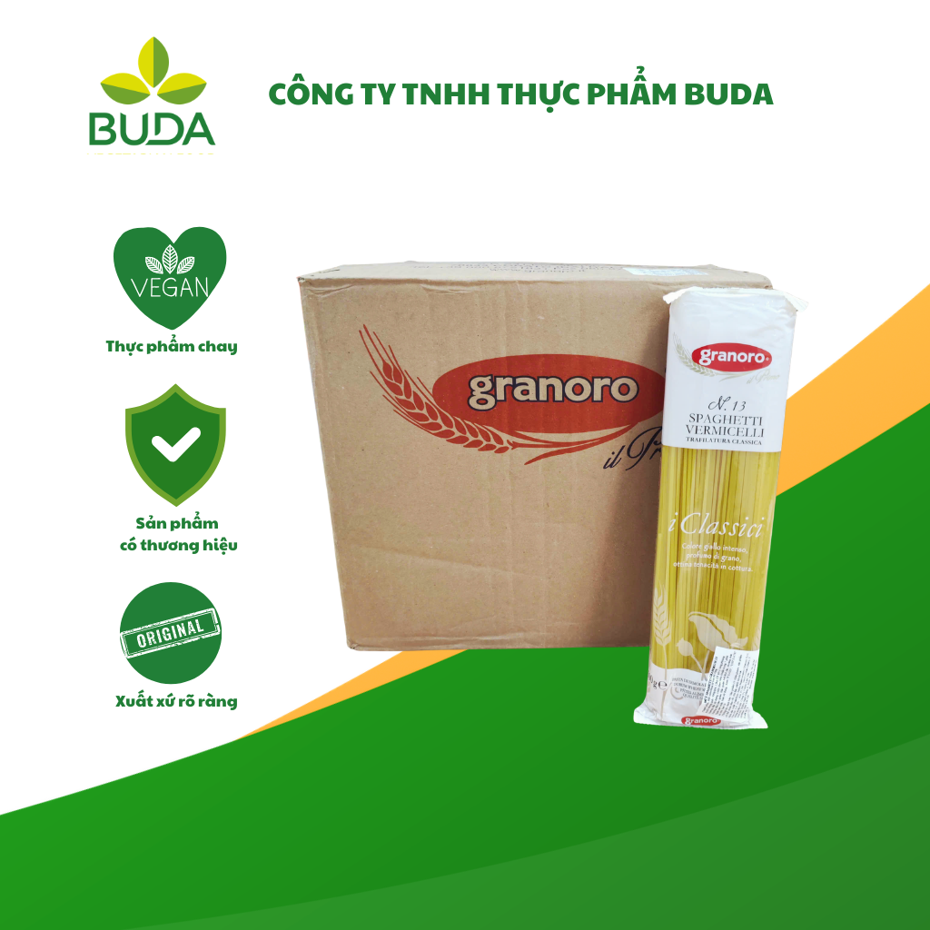 Mì ý spaghetti Granoro 500gr/gói, 24 gói/thùng, xuất xứ Italia