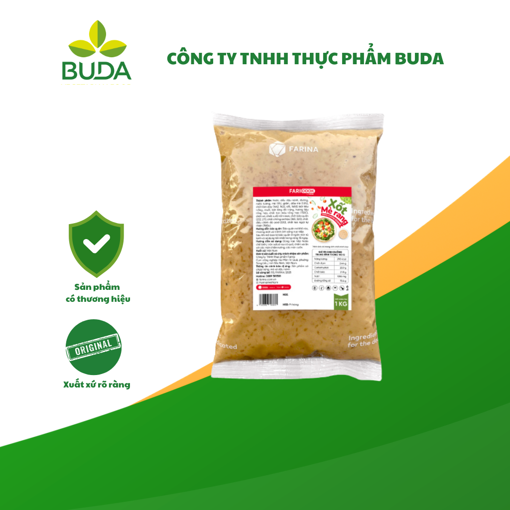 Sốt mè rang - 1kg/túi - hiệu Faricook