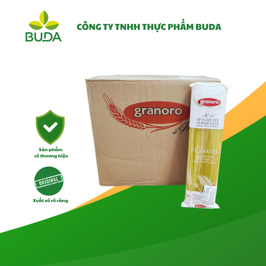 Mì ý spaghetti Granoro 500gr/gói, 24 gói/thùng, xuất xứ Italia